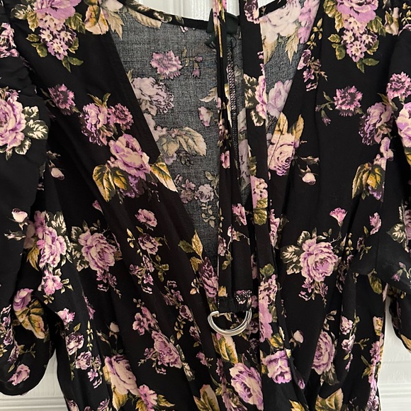 Target Wild Fable Cargo Floral Jumpsuit - Picture 3 of 5